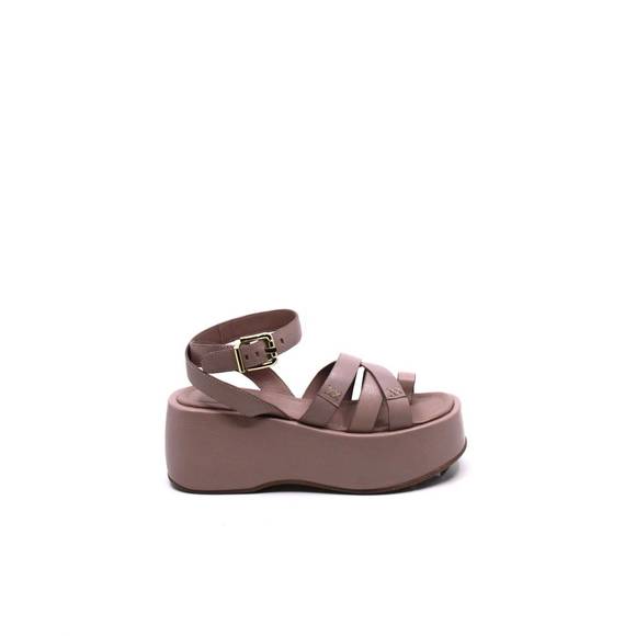 NEW FREE PEOPLE hazel flatform sandal in ember - Picture 1 of 6